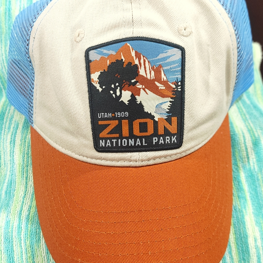 Zion National Park Trucker Hat Cap - Brand New- National Park Foundation